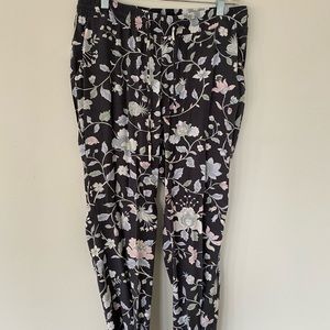 Printed ankle pants